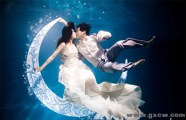 水下结婚照美美哒 注意摄影中的相关事宜