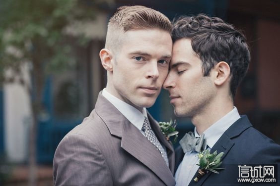 唯美男同性恋的婚礼照片特辑----看的心都融化了.